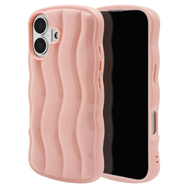テレホンリース iPhone16 ケース カバー ソフトケース my.DECOR ピンク