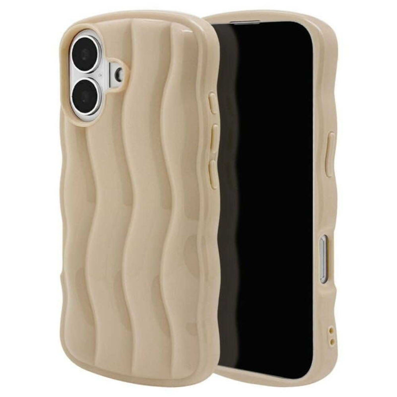 テレホンリース iPhone16 ケース カバー ソフトケース my.DECOR ベージュ