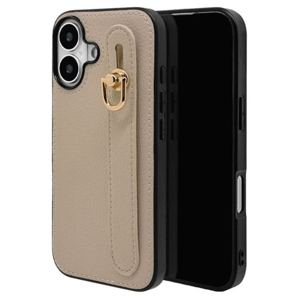 テレホンリース iPhone16 ケース カバー iLBe バンド付き エトープ
