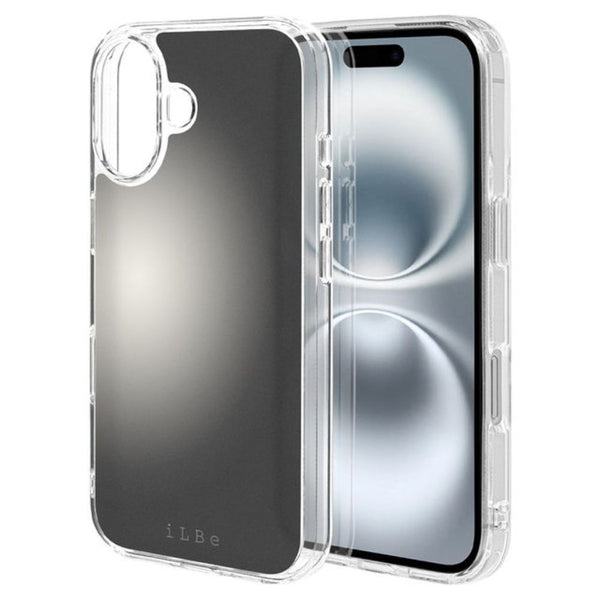 テレホンリース iPhone16 ケース カバー ワイヤレス充電対応 iLBe ブラック
