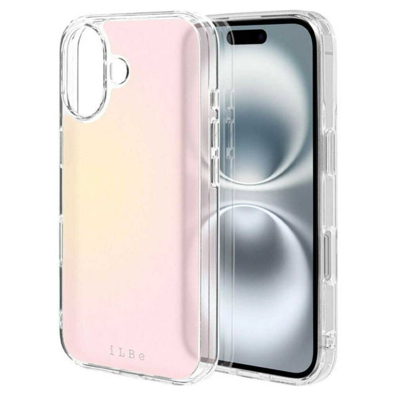 テレホンリース iPhone16 ケース カバー ワイヤレス充電対応 iLBe ピンク