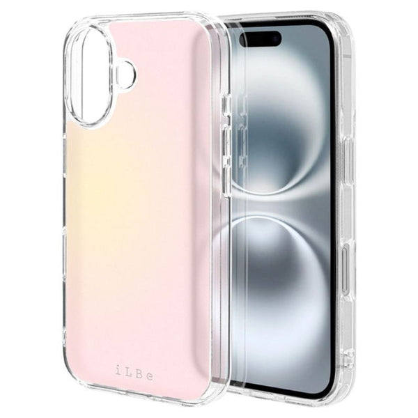 テレホンリース iPhone16 ケース カバー ワイヤレス充電対応 iLBe ピンク