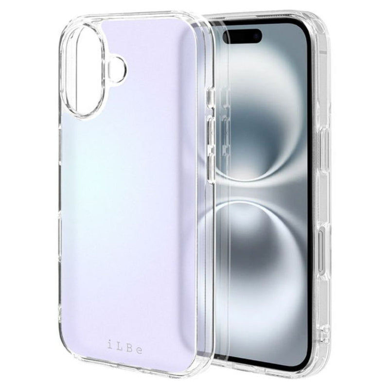 テレホンリース iPhone16 ケース カバー ワイヤレス充電対応 iLBe パープル