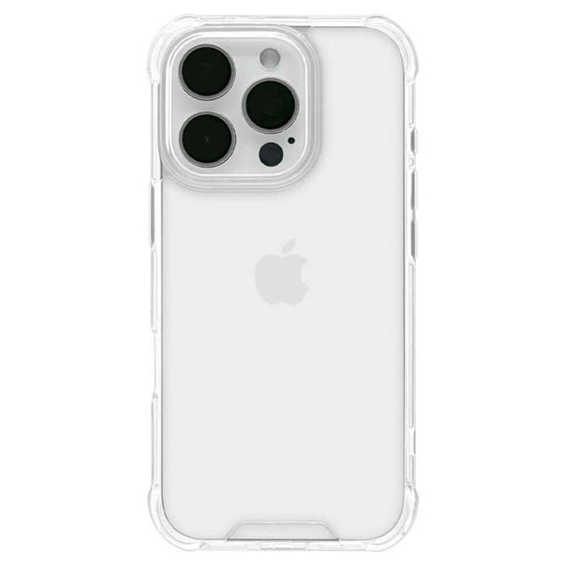 テレホンリース iPhone16Pro クリア TPU ストラップホール ワイヤレス充電対応