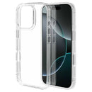 テレホンリース iPhone16Pro クリア TPU ストラップホール ワイヤレス充電対応