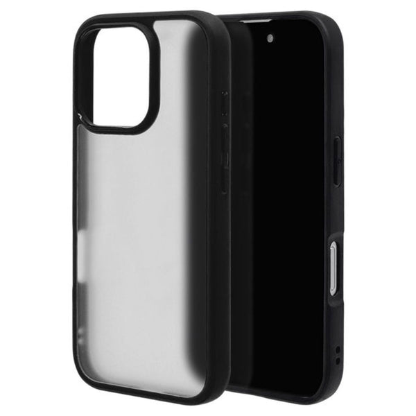 テレホンリース iPhone16Pro ケースカバー RHINOX ブラック×フロストホワイト