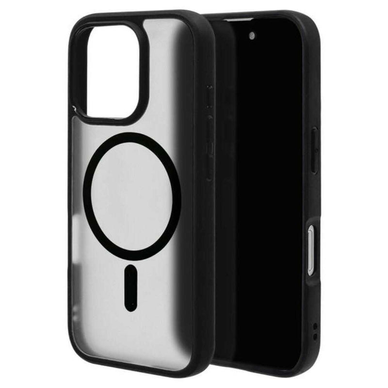 テレホンリース iPhone16Pro ケースカバー RHINOX ブラック×フロストホワイト