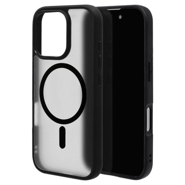 テレホンリース iPhone16Pro ケースカバー RHINOX ブラック×フロストホワイト