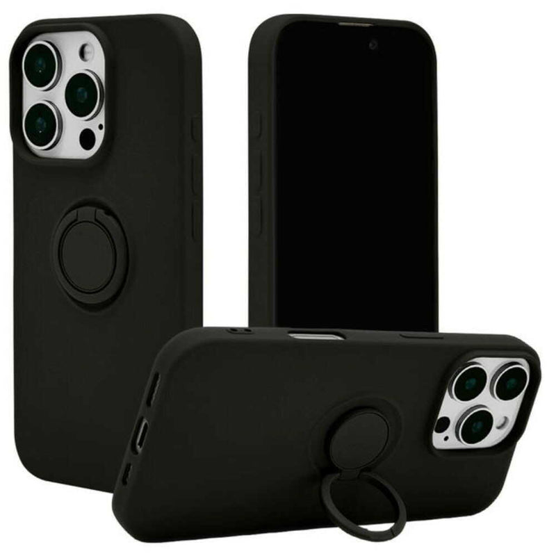 テレホンリース iPhone16Pro ケース カバー ブラック