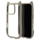 テレホンリース iPhone16Pro ケース カバー ハイブリッド 猫耳 トープ