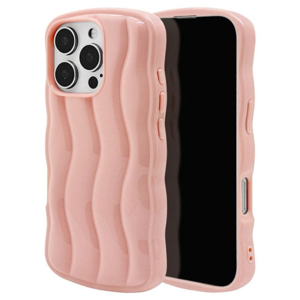 テレホンリース iPhone16Pro ソフトケース TPU ピンク
