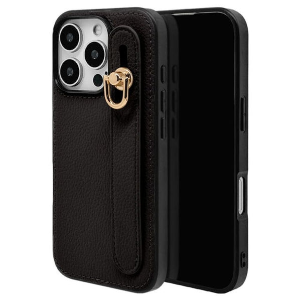 テレホンリース iPhone16Pro TPUバンパーケース ブラック