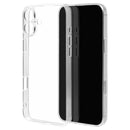 テレホンリース iPhone16Plus ソフトケース TPU 耐衝撃吸収 クリア