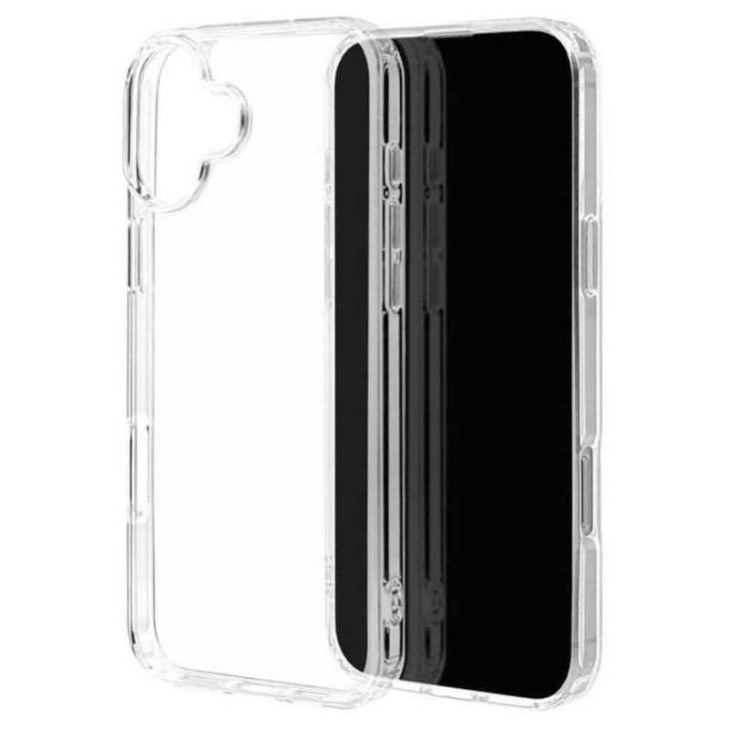 テレホンリース iPhone16Plus カバー クリア TPU ワイヤレス充電対応