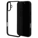 テレホンリース iPhone16Plus RHINOX MIL規格 クリア TPU ブラック×クリア