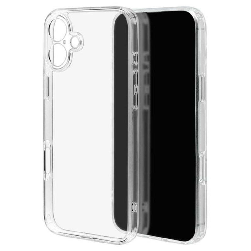 テレホンリース iPhone16Plus RHINOX MIL規格 クリア TPU ワイヤレス充電対応