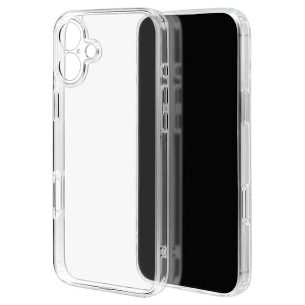 テレホンリース iPhone16Plus RHINOX MIL規格 クリア TPU ワイヤレス充電対応