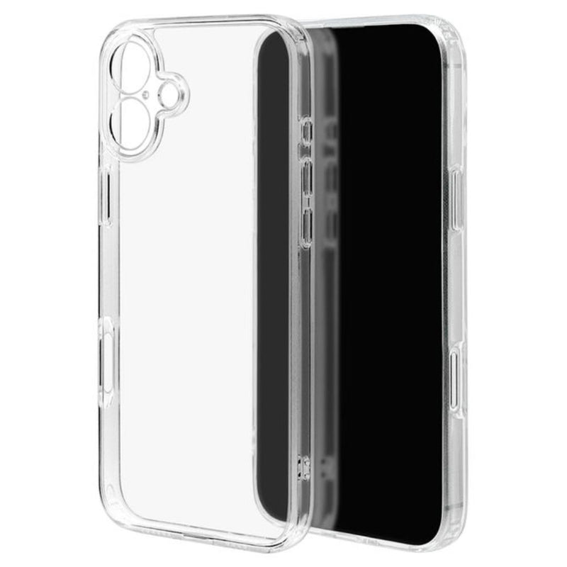 テレホンリース iPhone16Plus RHINOX MIL規格 クリア TPU ワイヤレス充電対応