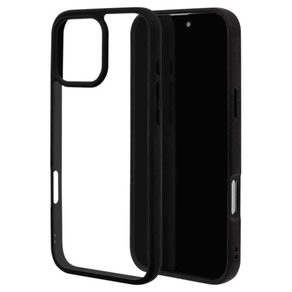 テレホンリース iPhone16ProMax ケースカバー RHINOX ブラック×クリア