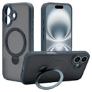 テレホンリース iPhone16 ケース カバー ZEROSAFE Shaft フロストネイビー