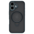 テレホンリース iPhone16 ケース カバー ZEROSAFE Shaft フロストネイビー