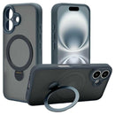 テレホンリース iPhone16 ケース カバー ZEROSAFE Shaft フロストネイビー