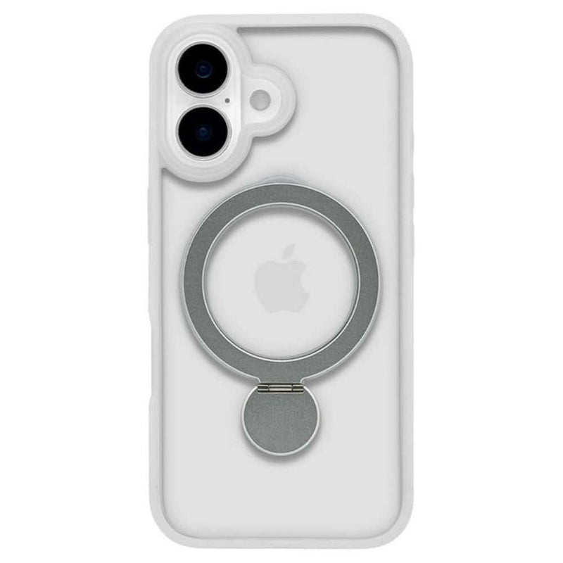 テレホンリース iPhone16 ケース カバー ZEROSAFE Shaft MagSafe対応 ホワイト