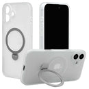 テレホンリース iPhone16 Plus  360°回転スタンドケース フロストホワイト 8321IP467ZSFSLWH