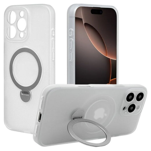 テレホンリース iPhone16ProMax ケースカバー ZEROSAFE フロストホワイト