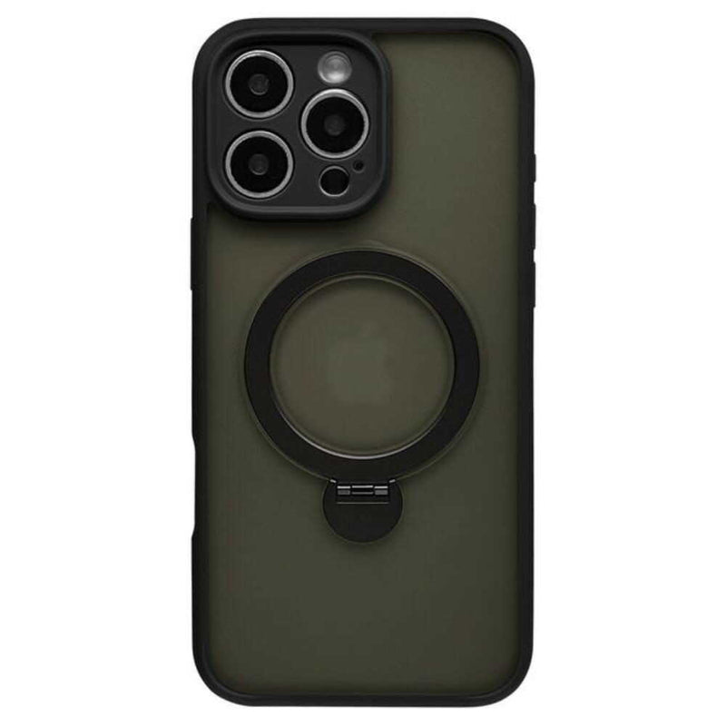 テレホンリース iPhone16ProMax ケースカバー ZEROSAFE フロストブラック