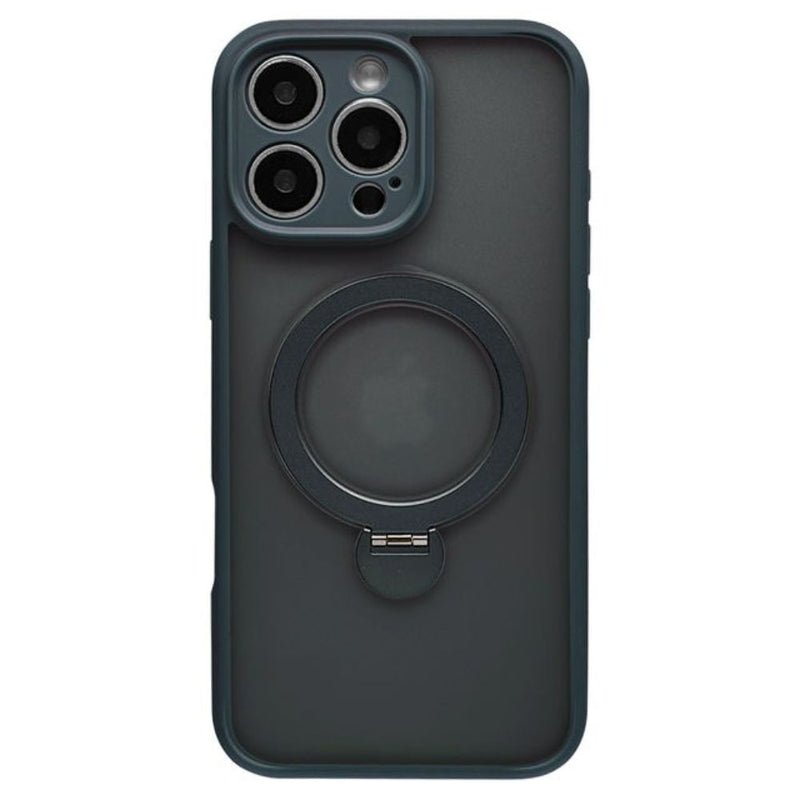 テレホンリース iPhone16ProMax ケースカバー ZEROSAFE フロストネイビー