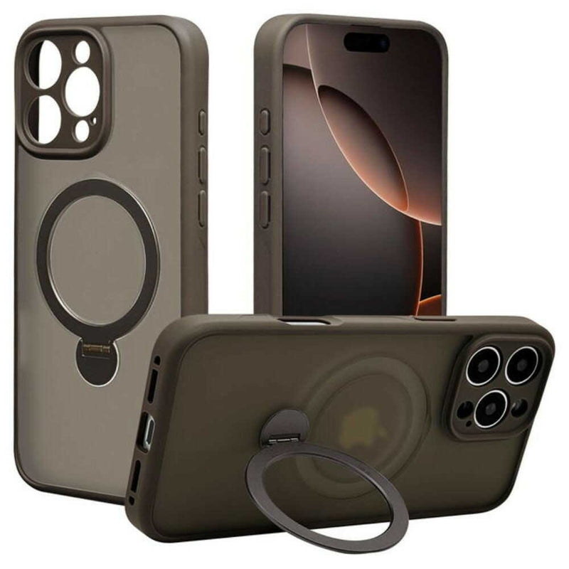 テレホンリース iPhone16ProMax ケースカバー ZEROSAFE フロストナチュラル