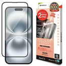 テレホンリース iPhone16／15 ガラスフィルム 全面保護 クリア ゴリラガラス採用