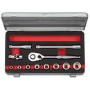 ソケットレンチセット 9.5 TB312WA メーカー直送 ▼返品・キャンセル不可【他商品との同時購入不可】