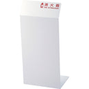 TCFEW TRUSCO 消火器カバー ホワイト メーカー直送 ▼返品・キャンセル不可【他商品との同時購入不可】