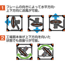 TRUSCO 全閉式工場扇 ゼフィール用 キューブフレームのみ メーカー直送 ▼返品・キャンセル不可【他商品との同時購入不可】