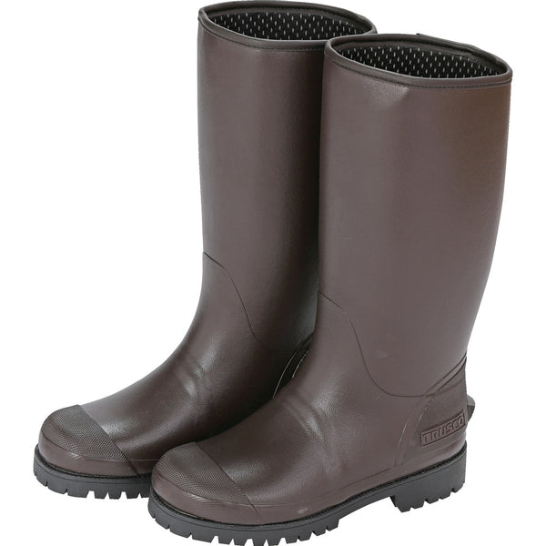 TRUSCO 防寒レインブーツ ブラウン L メーカー直送 ▼返品・キャンセル不可【他商品との同時購入不可】