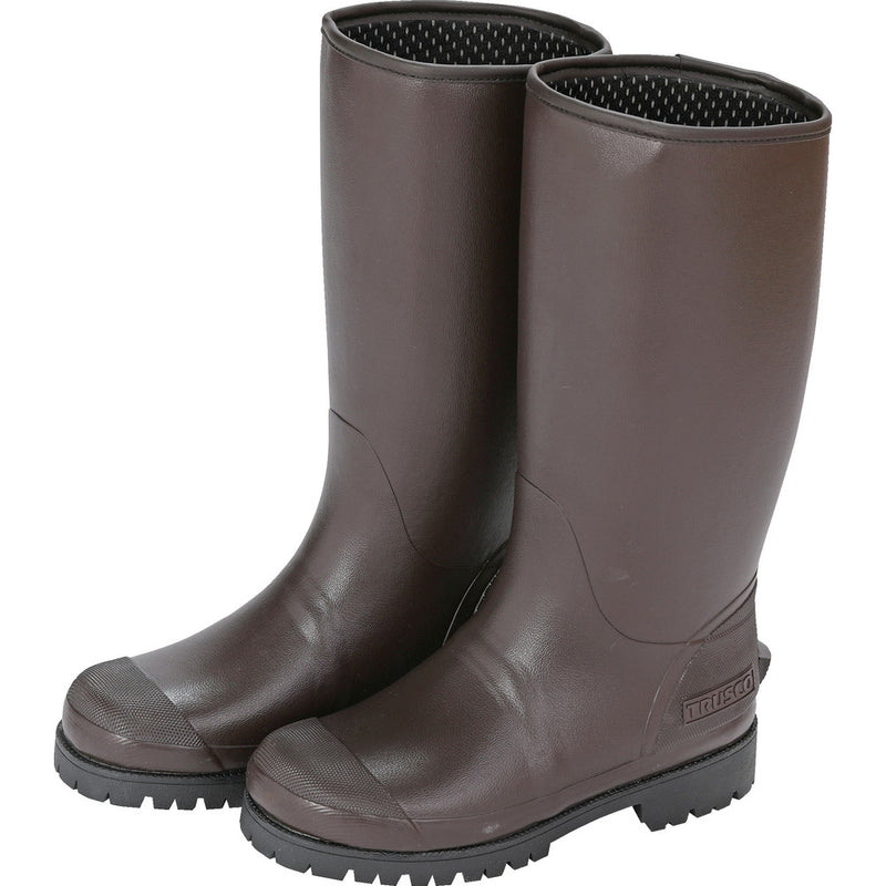 TRUSCO 防寒レインブーツ ブラウン L メーカー直送 ▼返品・キャンセル不可【他商品との同時購入不可】