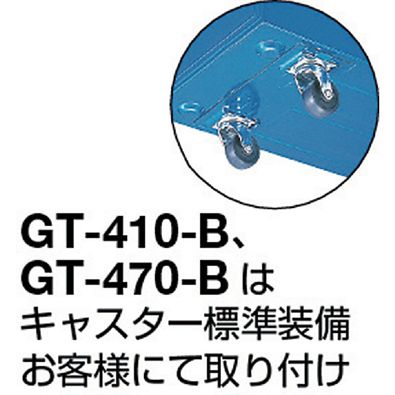 TRUSCO 3段式工具箱 472X220X343 ブルー メーカー直送 ▼返品・キャンセル不可【他商品との同時購入不可】