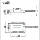 TRUSCO ボール盤バイス F型 75mm 【直送品】 返品・キャンセル・他商品と同時購入は不可