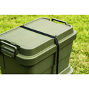 TRUSCO トランクカーゴ フラット天板仕様 70L ОD色 【直送品】 返品・キャンセル・他商品と同時購入は不可