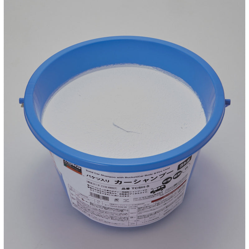 TCSH5 TRUSCO バケツ入り カーシャンプー5KG メーカー直送 ▼返品・キャンセル不可【他商品との同時購入不可】