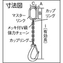 HHH チェーンフック1.5t（FHL1.5付） メーカー直送 ▼返品・キャンセル不可【他商品との同時購入不可】