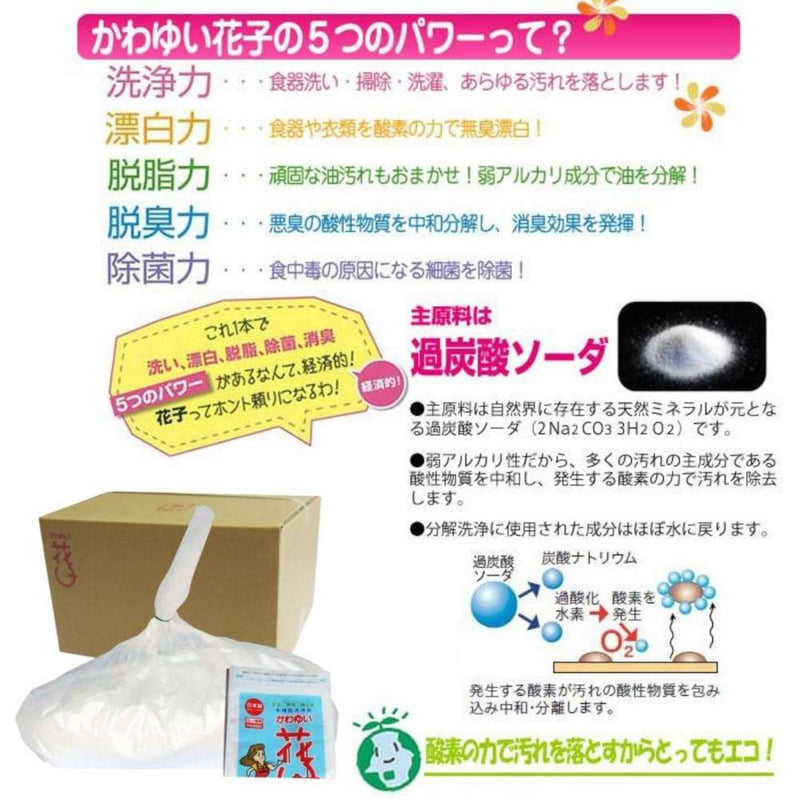 酸素系多目的洗剤 花子 10kg 業務用 メーカー直送 ▼返品・キャンセル不可【他商品との同時購入不可】