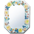 八角ミラー 「イエローローズ」 【直送品】 返品・キャンセル・他商品と同時購入は不可