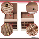 ユーパワー 4段ジュエリーボックス ホワイト YB-05001 【直送品】 返品・キャンセル・他商品と同時購入は不可