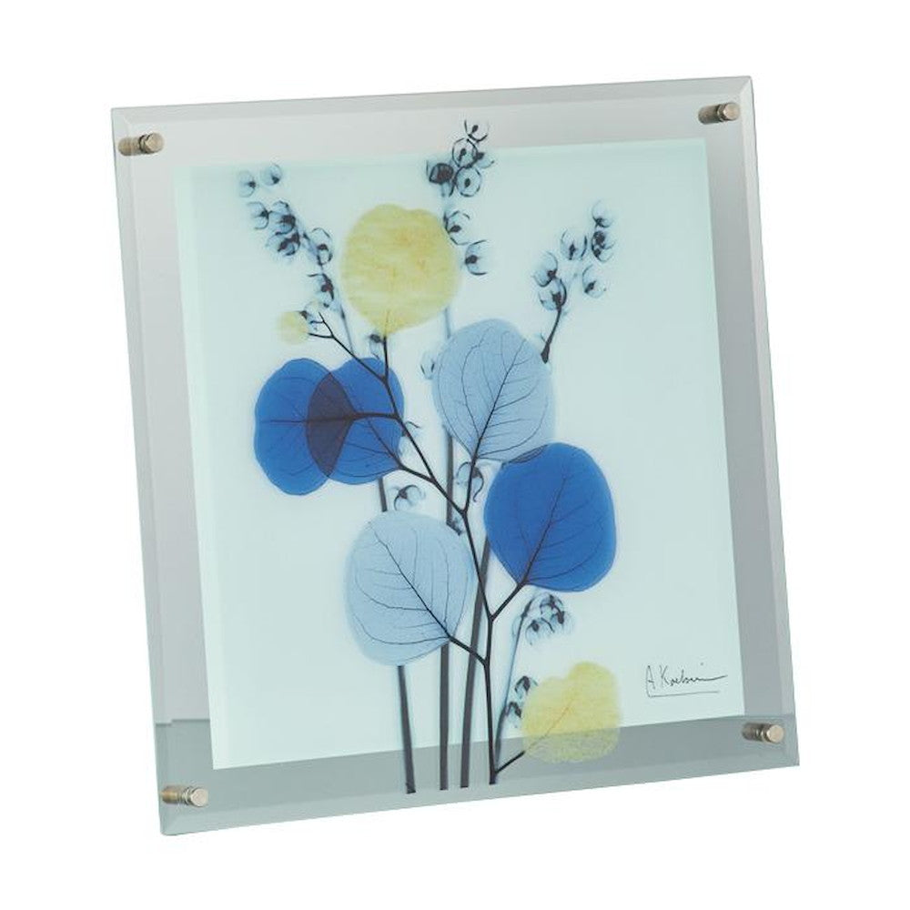 X RAY ガラス アート M 「カラフルユーカリ」 【直送品】 返品