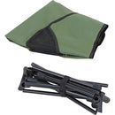 クエスタイル アウトドアチェア グリーン O42T002G メーカー直送 ▼返品・キャンセル不可【他商品との同時購入不可】