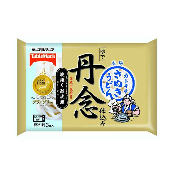 ◆[冷凍] テーブルマーク 丹念仕込み本場さぬきうどん 3食 540g×12個