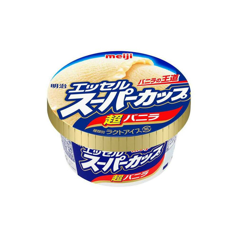◆［アイス］ 明治 エッセルスーパーカップ超バニラ 200ml×6個  メーカー直送 クール便 ▼返品・キャンセル不可【他商品との同時購入不可】